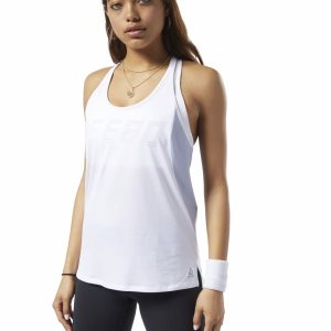 Reebok SmartVent Muskelshirt Damen - Weiß - DE 519-HTA